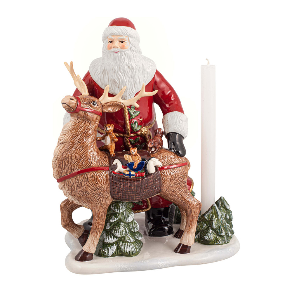 Villeroy & Boch Père Noël avec cerf Christmas Toys Memory Décoration