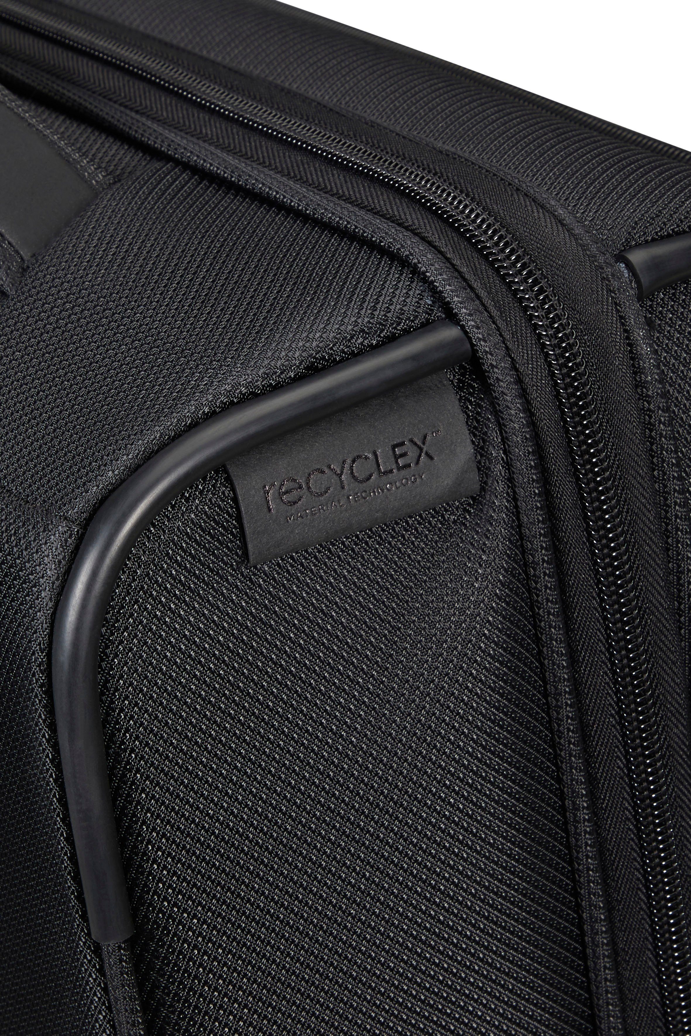 Samsonite Weichgepäck-Trolley Respark, ozone black, 55 cm, 4 Rollen, mit Volumenerweiterung
