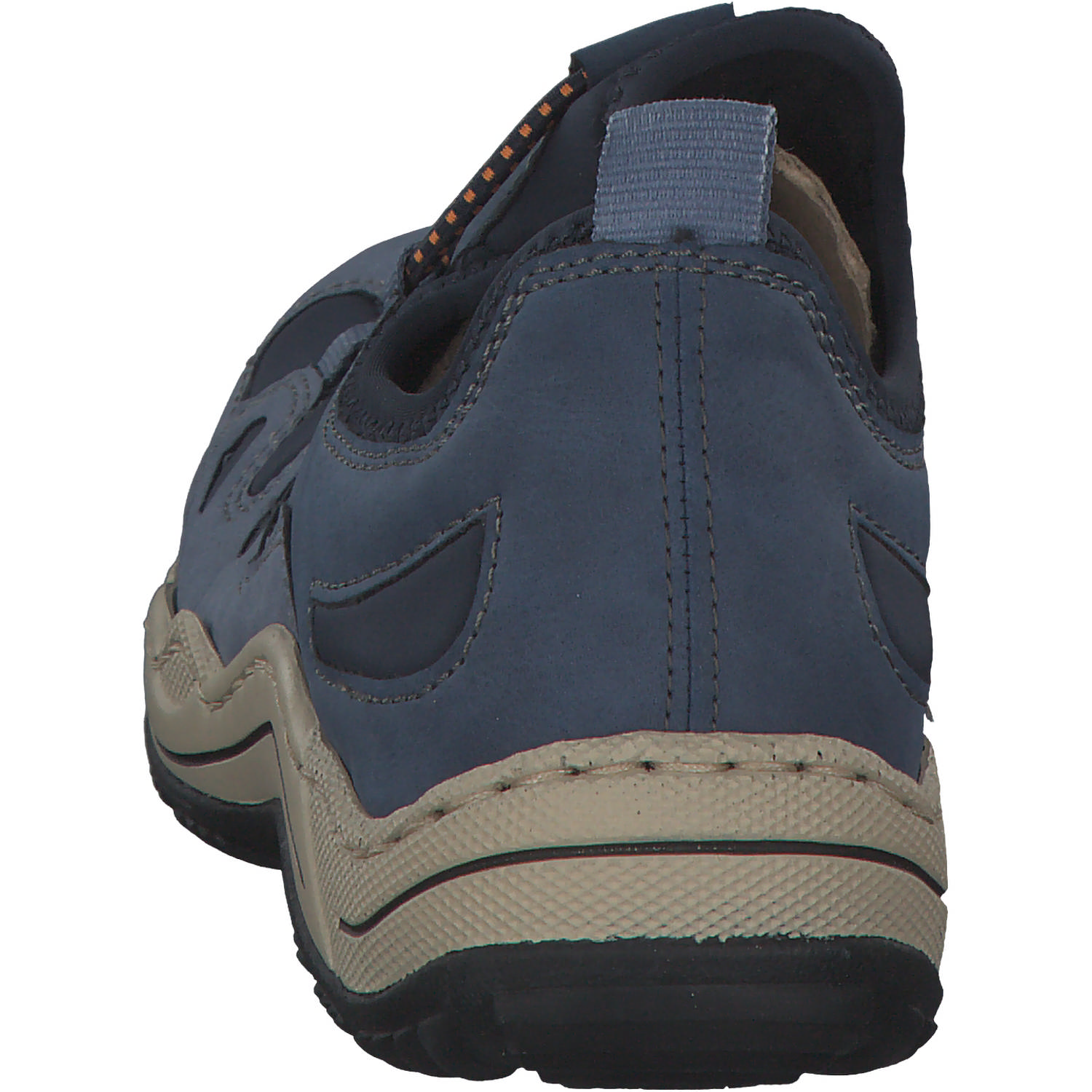Rieker L0546, Schnürschuhe, lightblue/jeans/navy