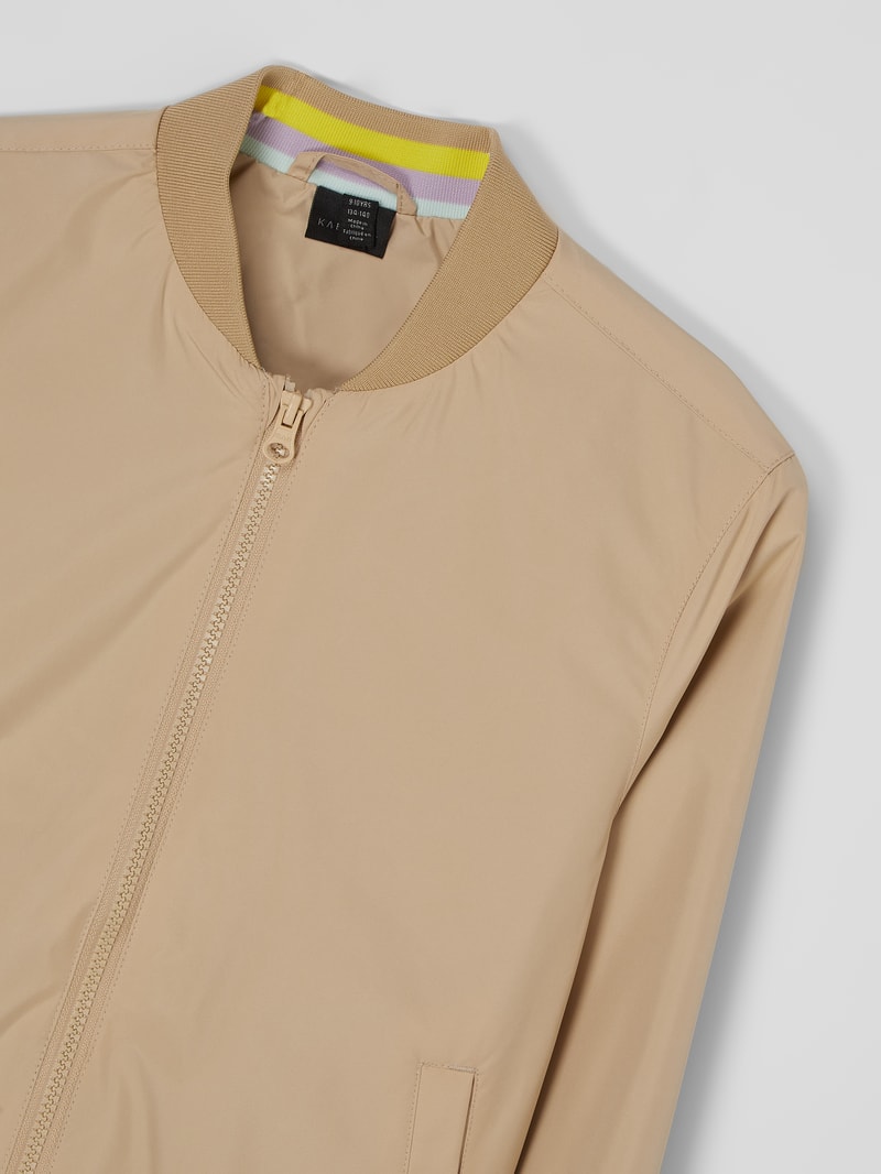 Blouson mit Stehkragen Modell 'Jayce' in beige