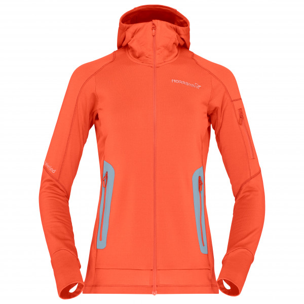 Norrøna - Women's Falketind Power Grid Hood - Fleecejacke