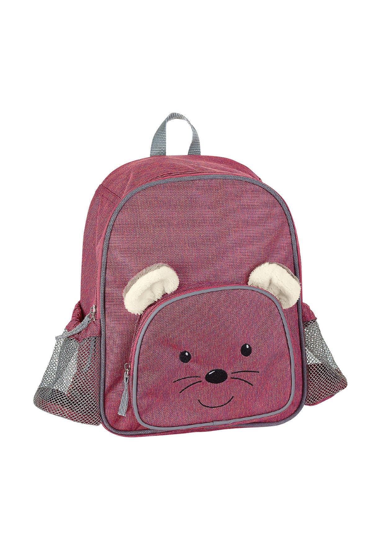 Funktions-Rucksack Maus Mabel in Rosa mit 3D-Ohren, 5L