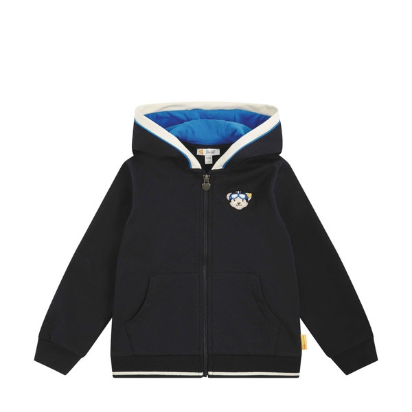 Sweatjacke, dunkelblau für Jungs