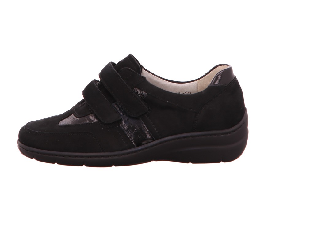 WALDLÄUFER Sportliche Slipper schwarz 931301