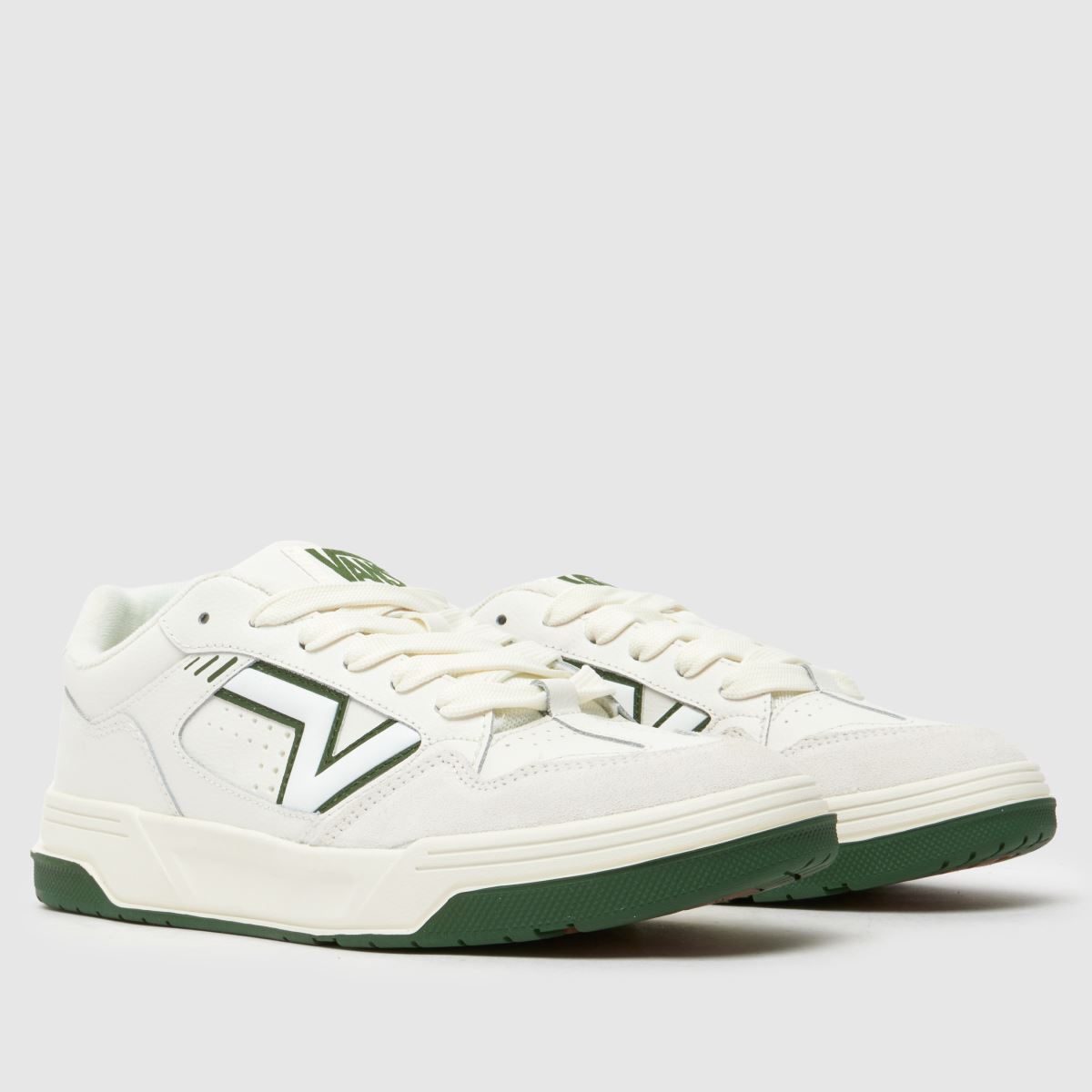 Vans – Upland – Vitt flerfärgade sneakers