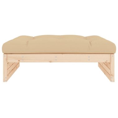 vidaXL Loungesofa Gartenhocker 120x80 cm Massivholz Kiefer, 1 Teile