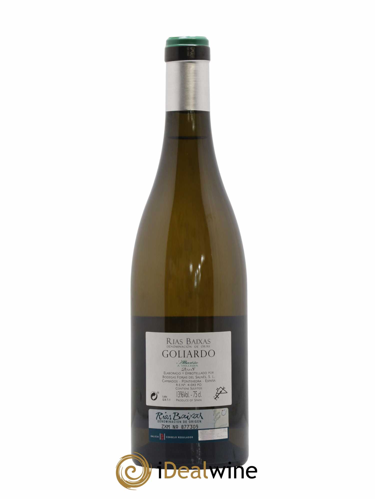 Rias Baixas Pazo de Senorans Forjas Del Salnes Goliardo A Telleira 2018 - Lot de 1 Bouteille