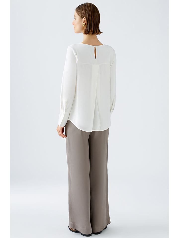 Oui Bluse in Weiß günstig kaufen