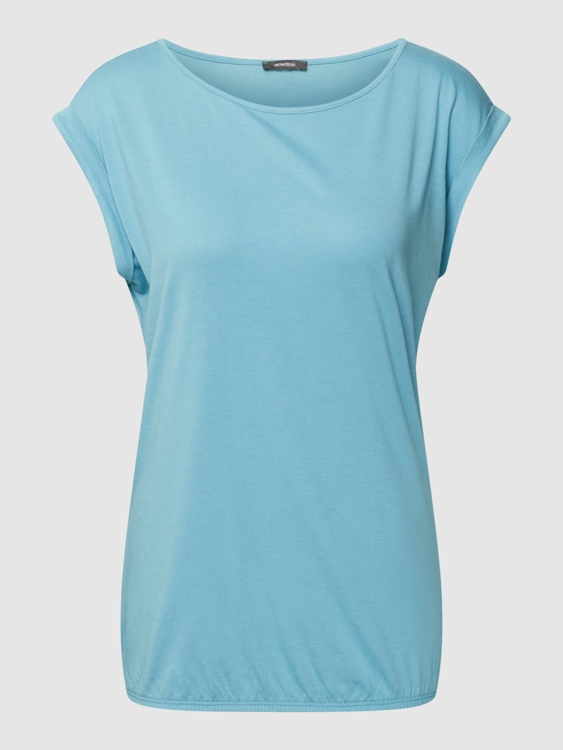 T-Shirt mit Fledermausärmeln in lagune