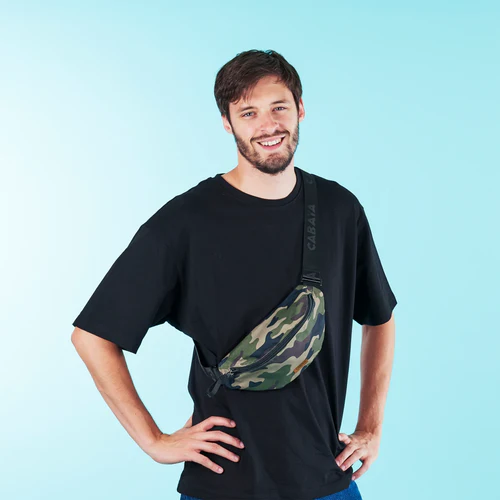 Small Doha green fanny pack