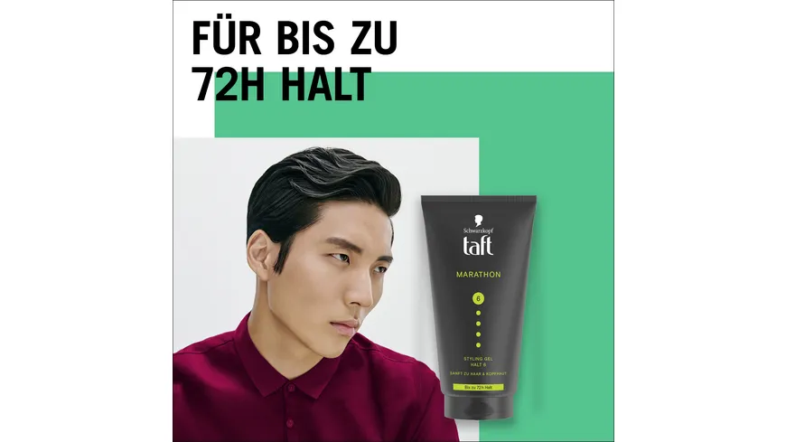 TAFT Marathon Styling Gel 150ml Halt 6 150 ml