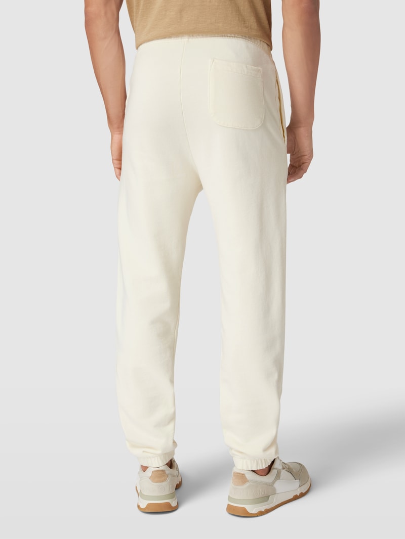 Sweatpants mit elastischem Bund Modell 'ATHLETIC' in sand