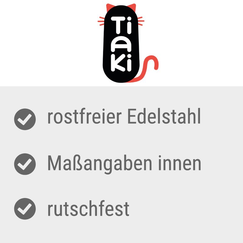 TIAKI Edelstahlnapf Bon Appetit zu TOP-Preisen