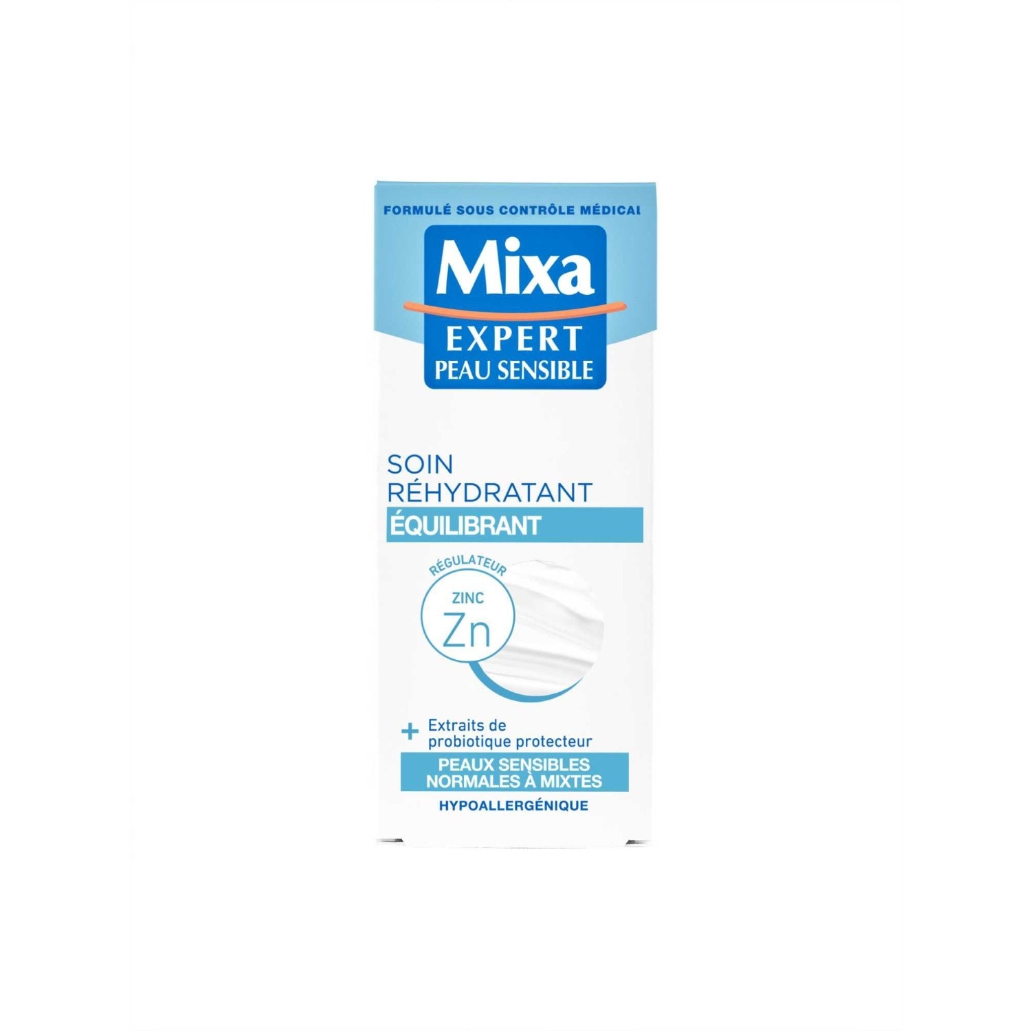 Mixa Trattamento Viso Idratante e Riequilibrante per Pelli Sensibili