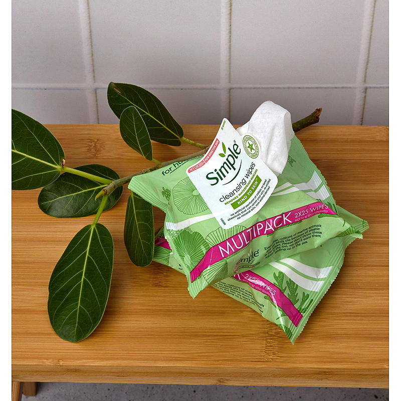 Simple Cleansing wipes 2-pk Simple