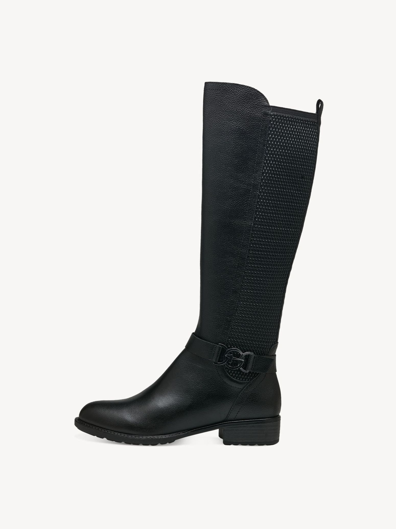 Bottes en cuir - noir