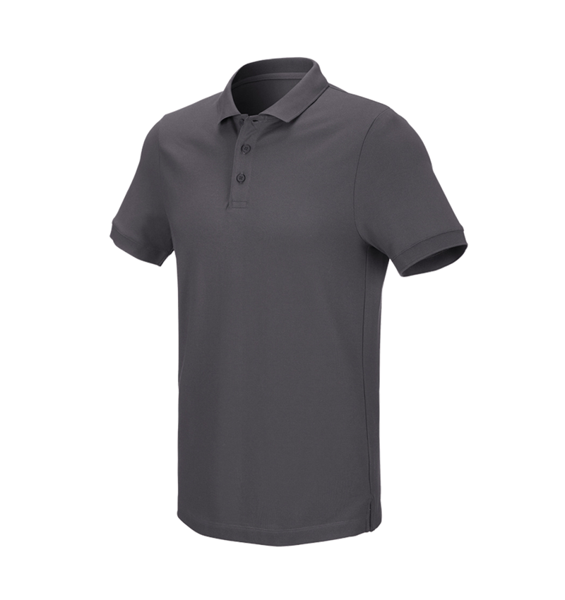 e.s. Piqué-Polo cotton stretch