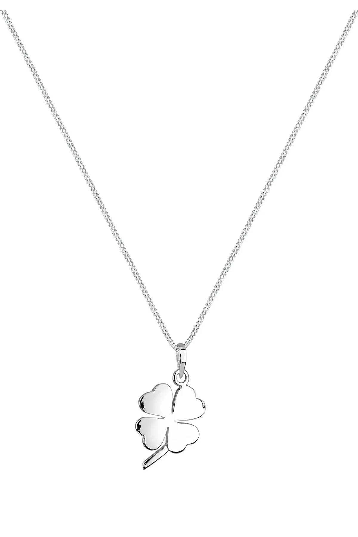 ELLI  Halskette Glücksbringer Kleeblatt 925 Sterling Silber