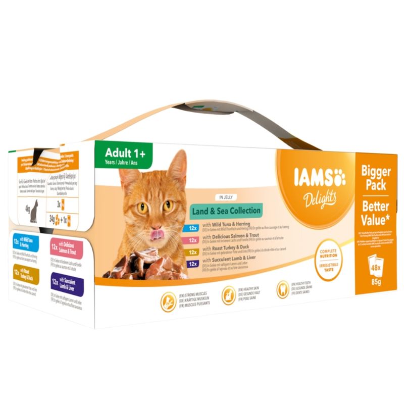 IAMS Delights Adult Land & Sea Mix zu TOP-Preisen