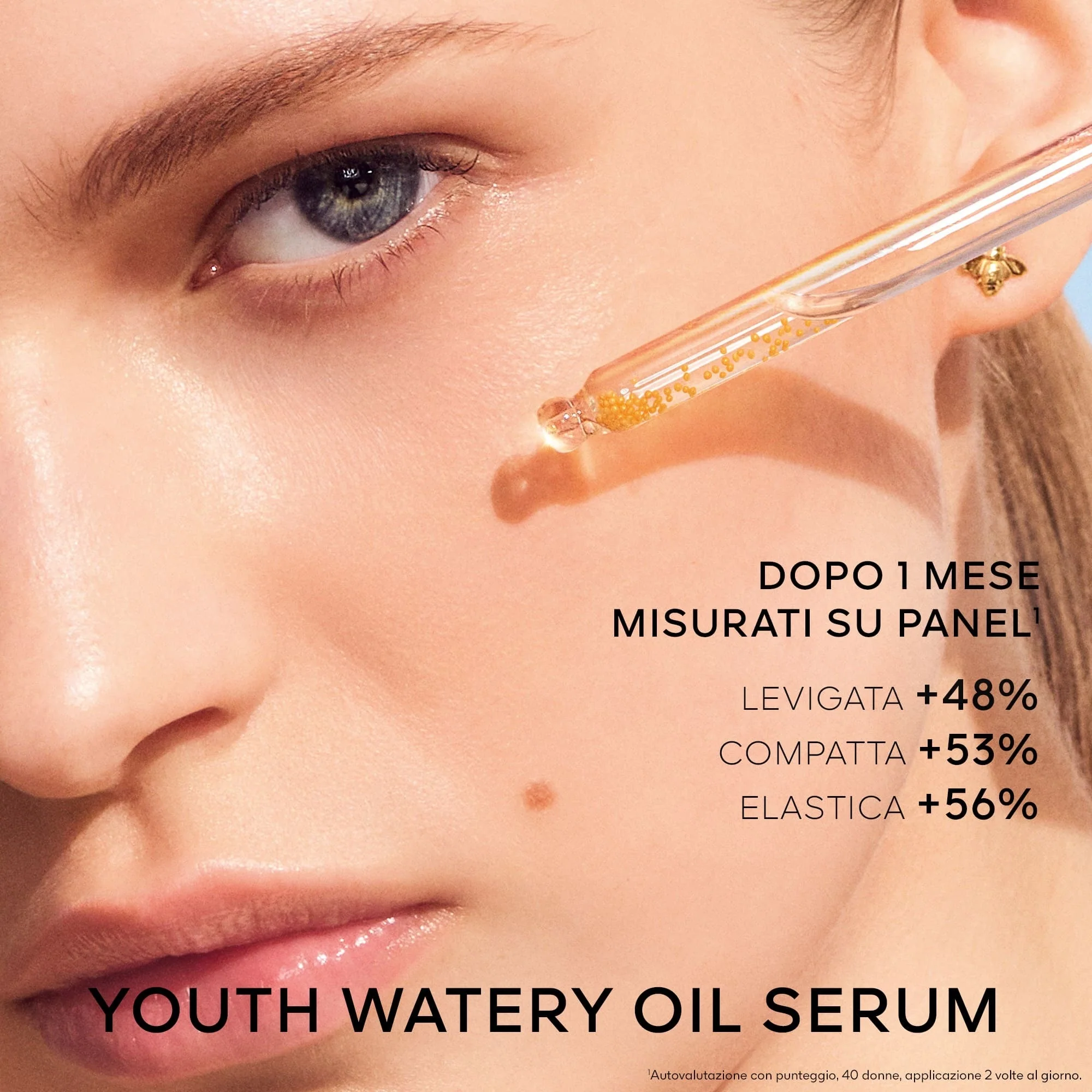Abeille Royale Abeille Royale Anti-Aging Ritual Youth Watery Oil Serum - globāls kopšanas komplekts, sejas serums pret grumbām, dienas sejas krēms pret grumbām, maisiņš