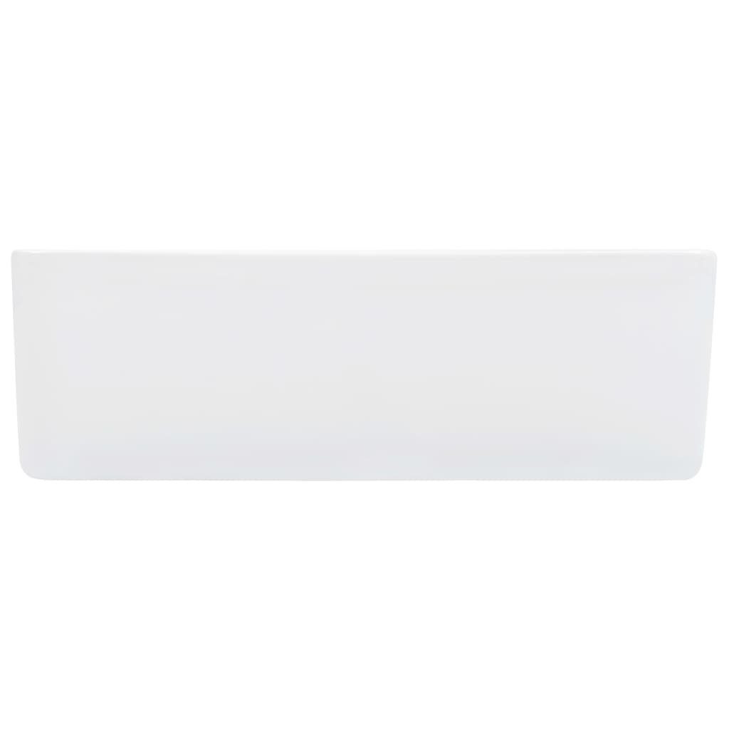 vidaXL Waschbecken Waschbecken 40 x 30 x 13 cm Keramik Weiß