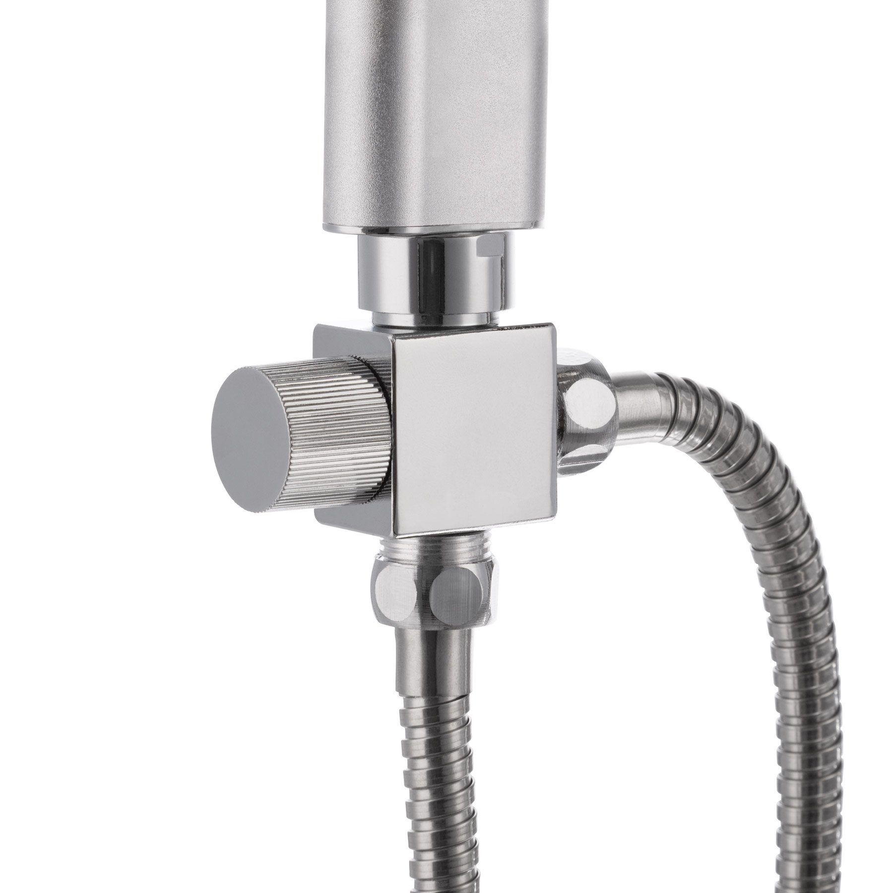 tectake Duscharmatur Duschsystem Regendusche mit Handbrause und