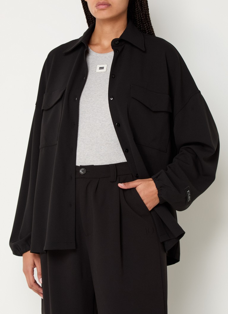 10DAYS Overshirt with chest pockets