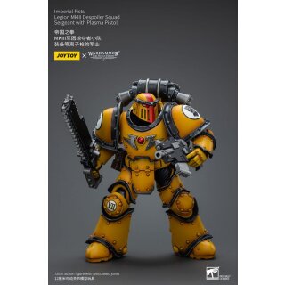 Warhammer The Horus Heresy Actionfigur: Imperial Fists - Legion MkIII Despoiler Squad Sergeant with Plasma Pistol