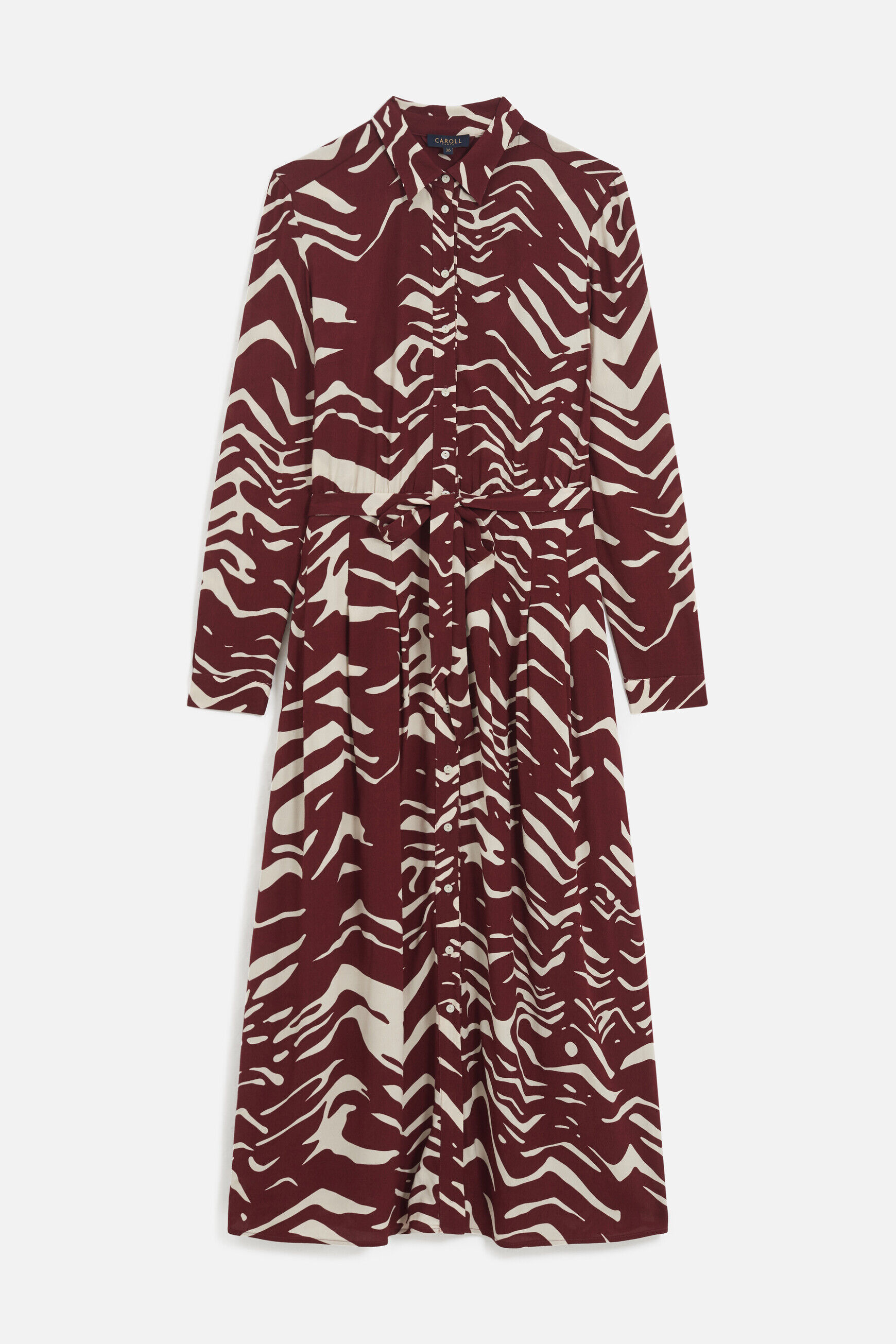 Robe rlilie bordeaux femme