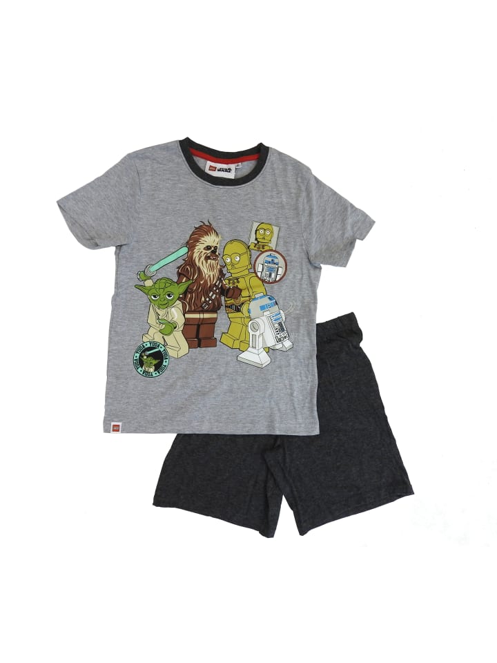 LEGO Schlafanzug Star Wars Jedi in Grau günstig kaufen 104