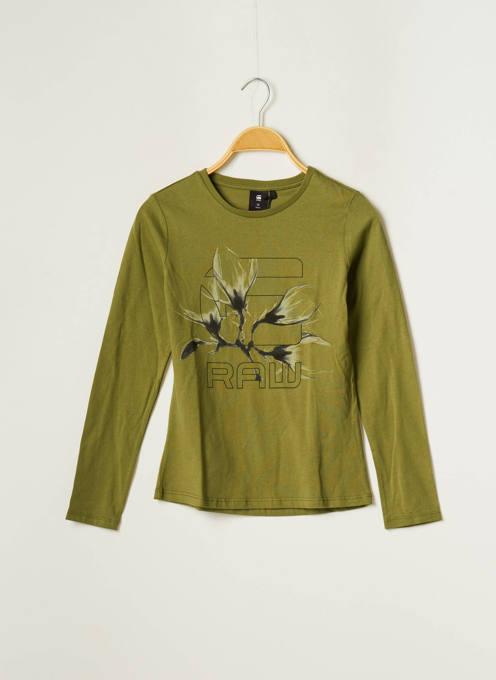 G Star Tshirts Fille couleur vert