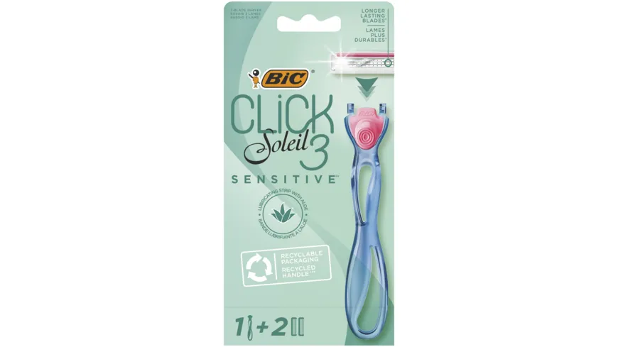 BIC Click 3 Soleil Sensitive Damenrasierer Nachfüllbar