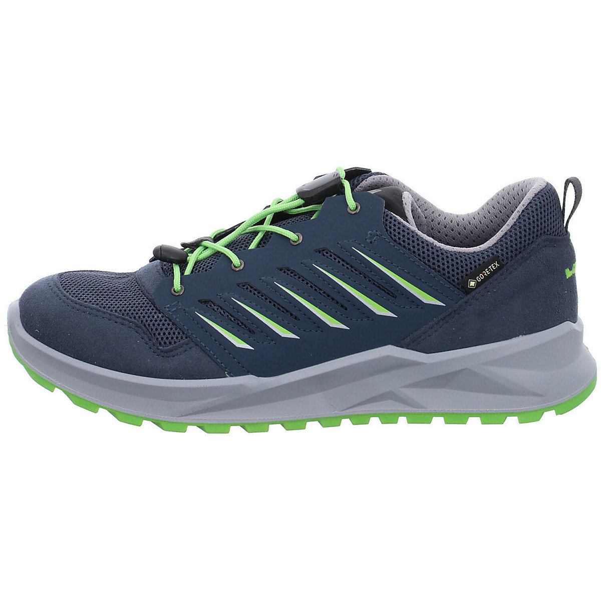 Jungen Schnürhalbschuhe Axos GTX Lo Outdoorschuh Kinderschuhe Leder-/Textilkombination uni Outdoorschuhe