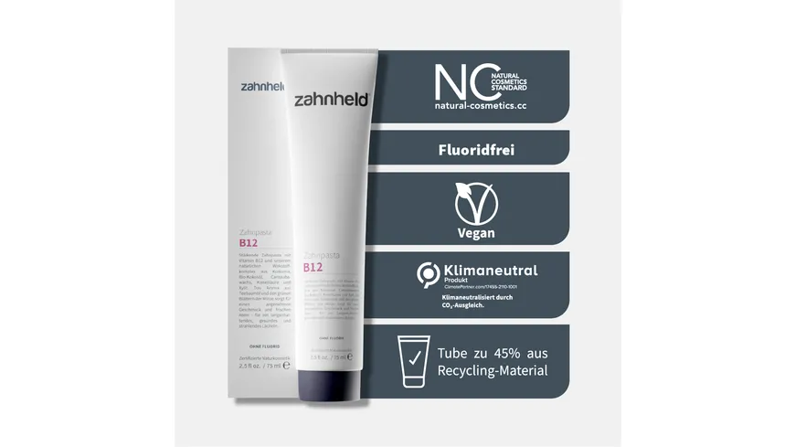 ZAHNHELD Zahnpasta B12 75 ml