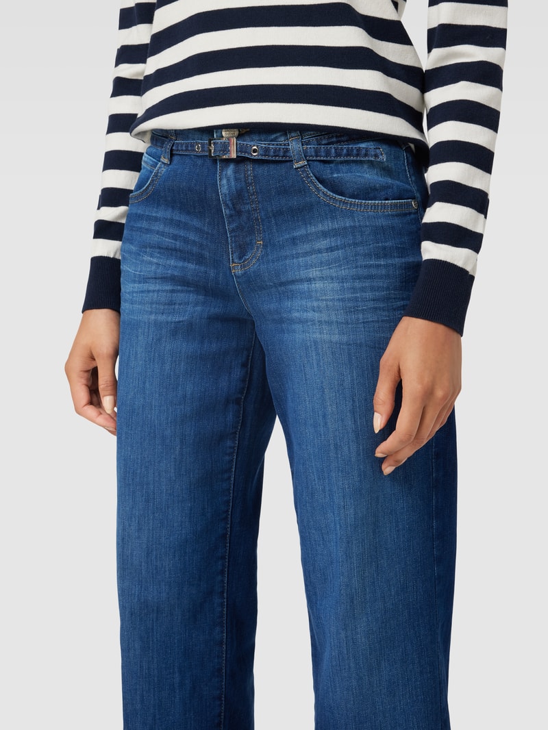 Jeans mit Eingrifftaschen Modell 'LIZ' in blau