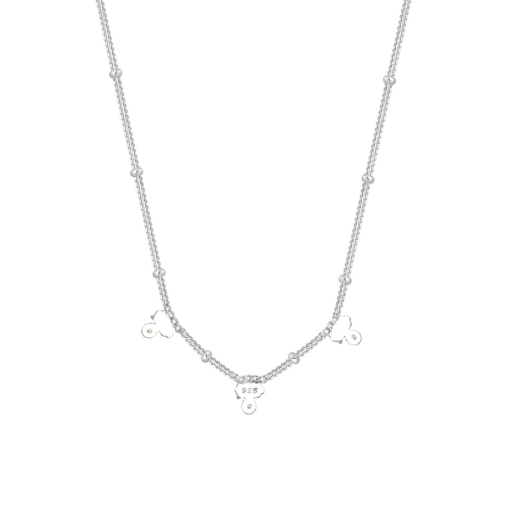 Elli Elli Collier Vintage Synthetischer Opal Zirkonia 925er Silber collier