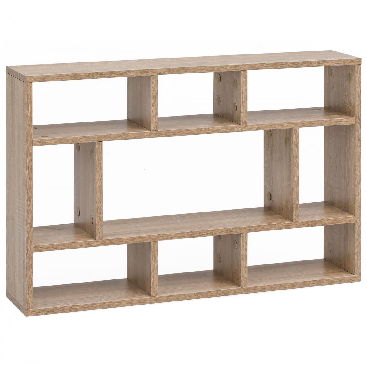 Wohnling Wandregal Sonoma Eiche 75x51x16 cm