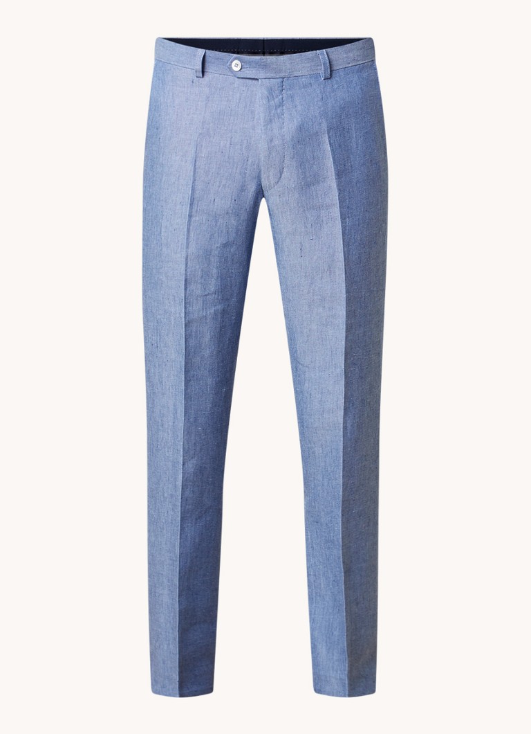 Pantaloni Oscar Jacobson Denz Slim Fit cu buzunare laterale