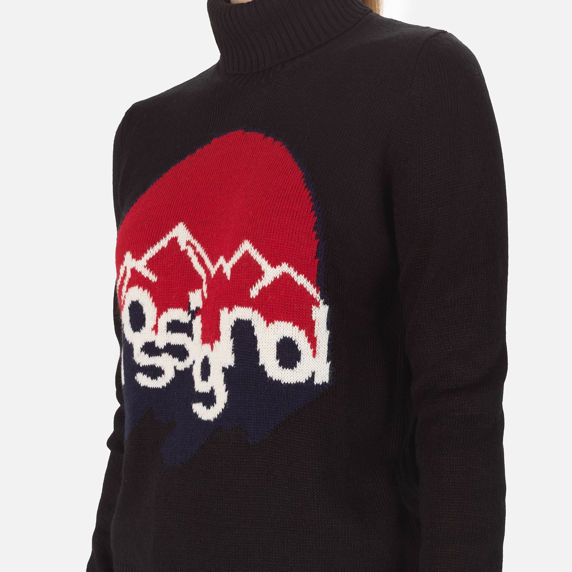 Pull à col roulé en maille Femme