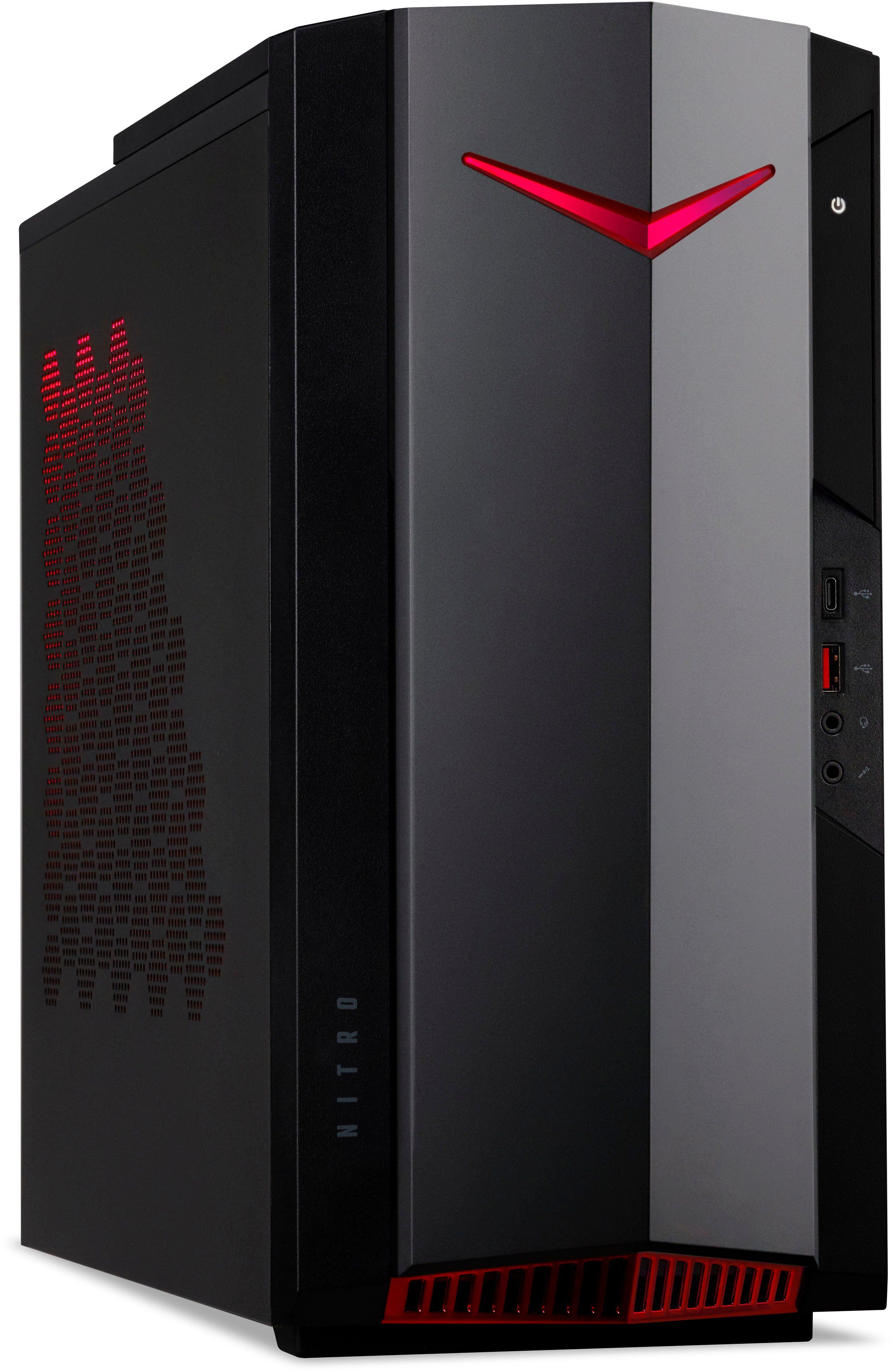 Acer Nitro 50 (N50-640) Gaming-PC (Intel® Core i5 12400F, GeForce GTX 1660 Super, 16 GB RAM, 1024 GB SSD, Luftkühlung)