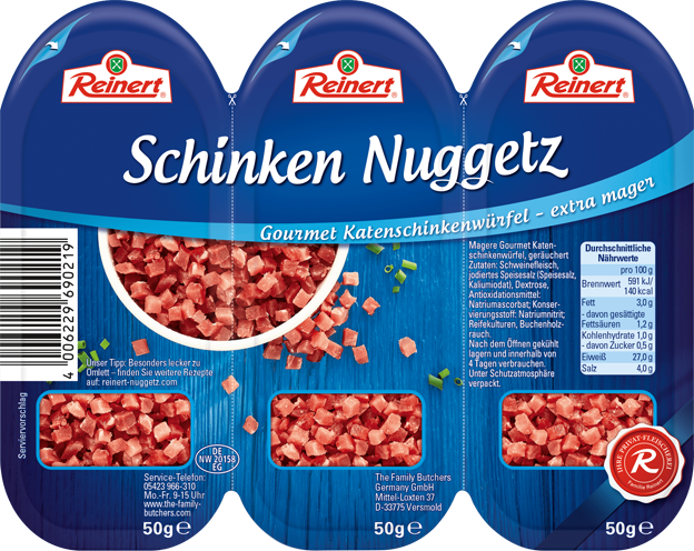 Reinert Schinken Nuggetz extra mager