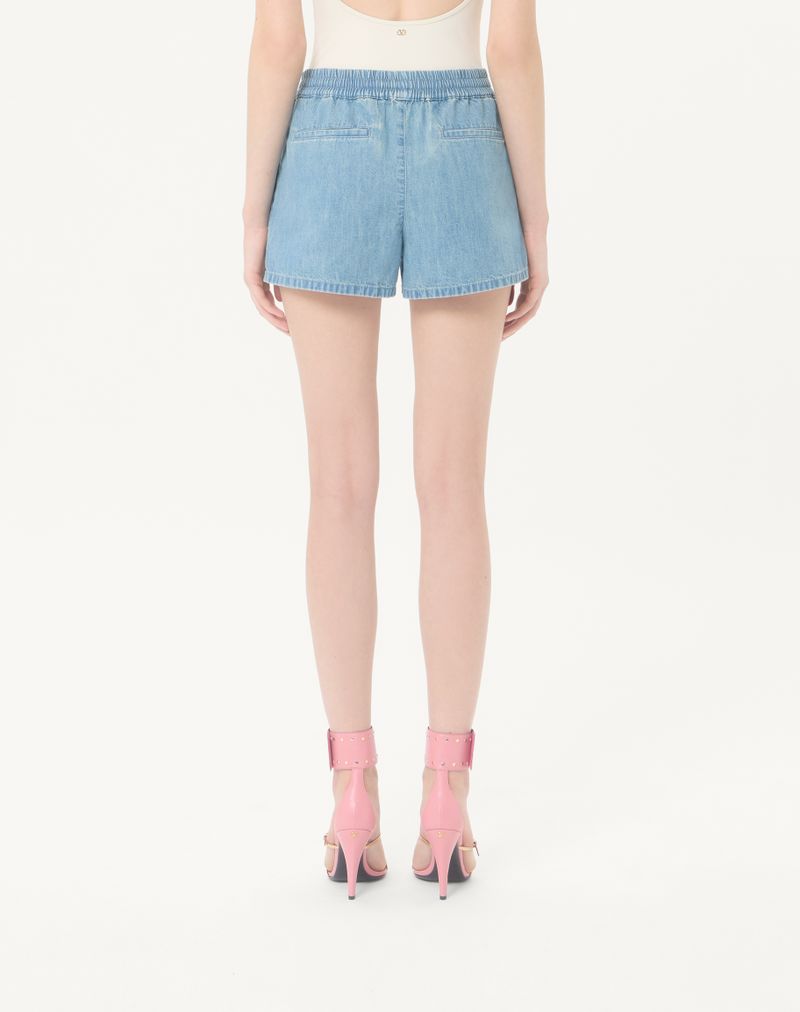 Denim shorts
