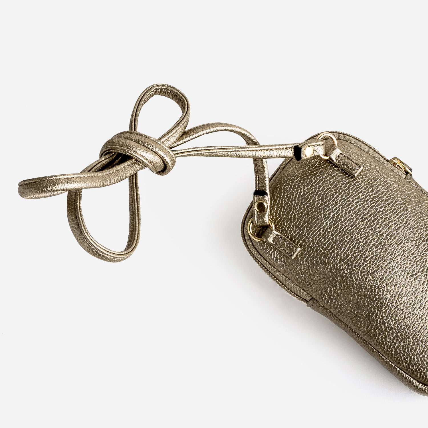 Sac bandoulière bronze pour téléphone portable