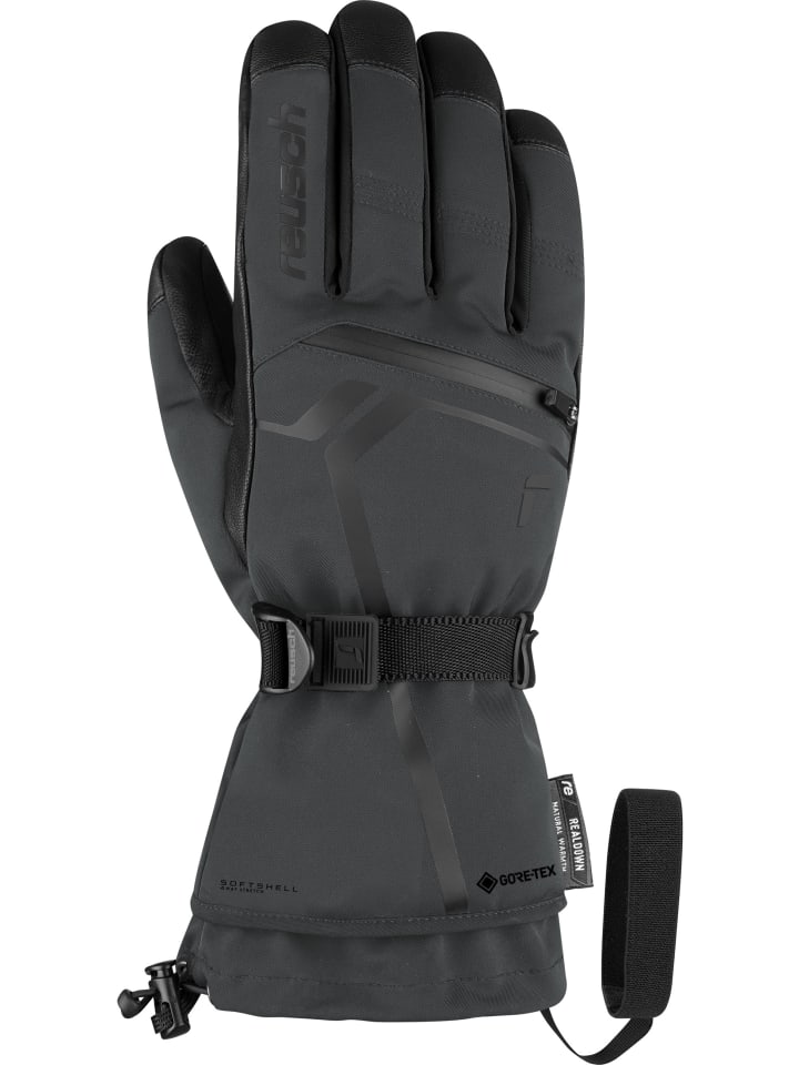 Reusch Fingerhandschuhe Down Spirit GORE-TEX in 6667 asphalt / black günstig kaufen