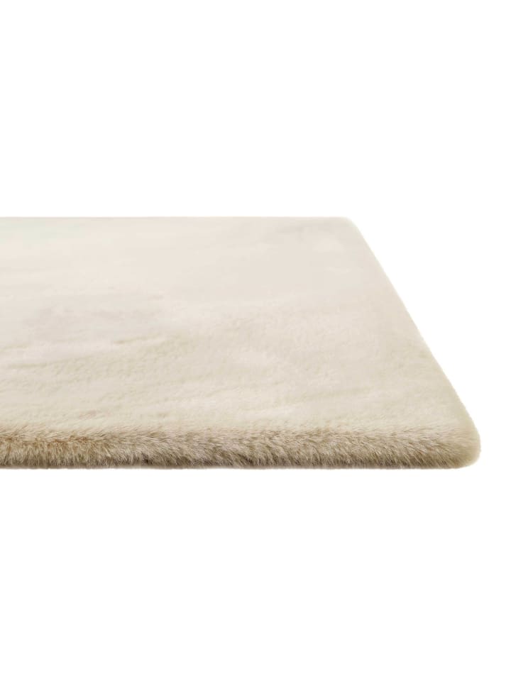 Homie Living Hochflorteppich Vita in creme beige günstig kaufen