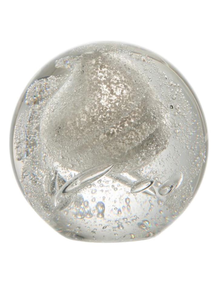 J Line Dekoobjekt in Transparent/ Silber - (H)10,5 x Ø 10,5 cm günstig kaufen onesize