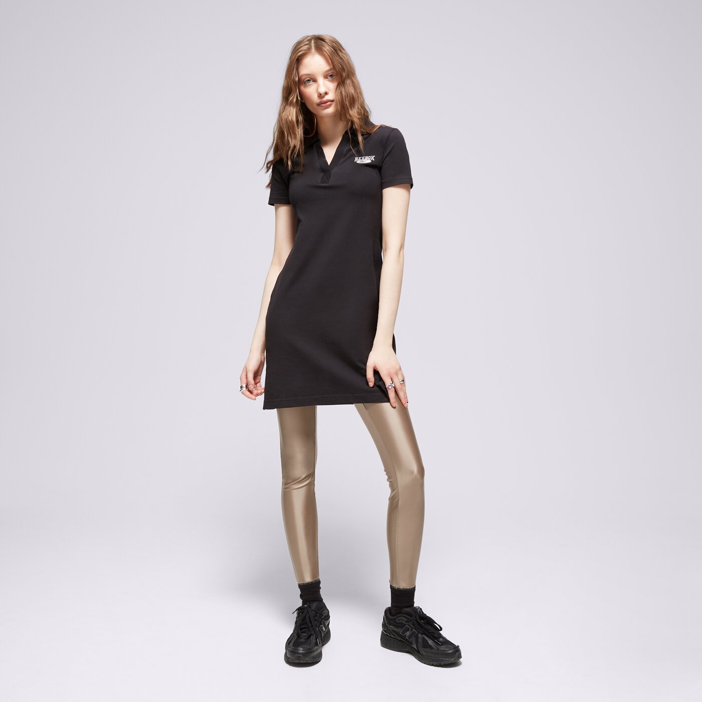 REEBOK KLEID CL AE V POLO TRAININGSANZUGS Schwarz