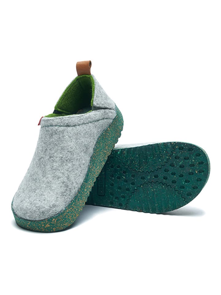 Comfortfusse Hausschuhe in Mint günstig kaufen