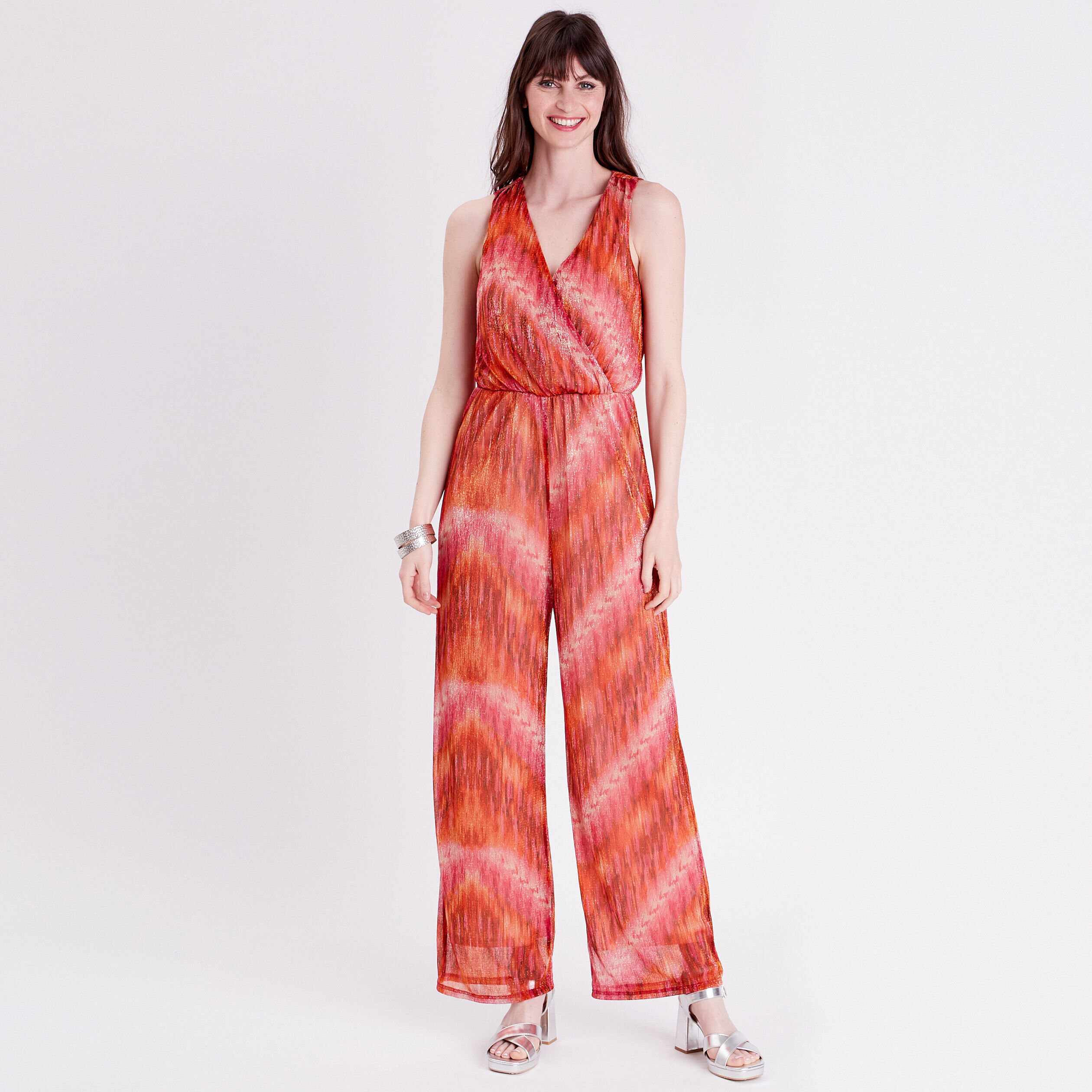 Combinaison pantalon large rose femme | Cache Cache