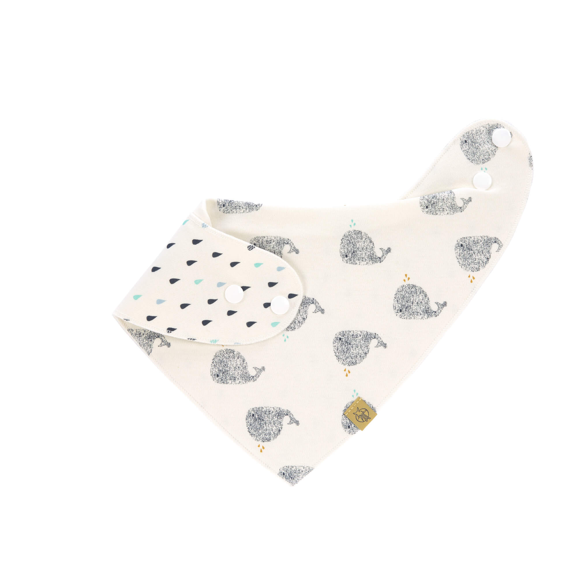 Dreieckstuch Baby - Bandana, Little Water Whale